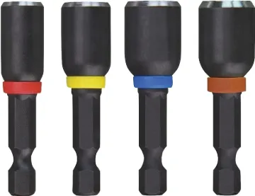 Milwaukee 49-66-4562 Nut Driver Set, 4 -Piece, Magnetic, Steel