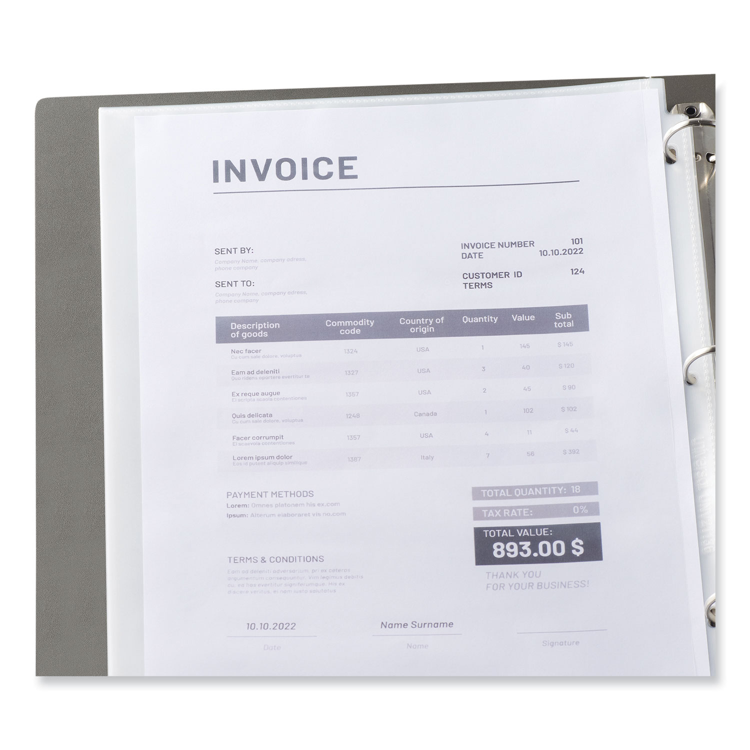 Side-Load Poly Sheet Protectors, Heavy Gauge, Letter Size, Clear, 25 ...