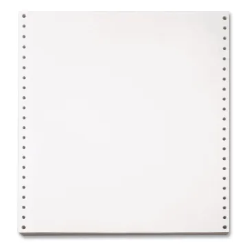 Computer Printout Paper, 1-Part, 20 lb Bond Weight, 9.5 x 11, White, 2,700/Carton