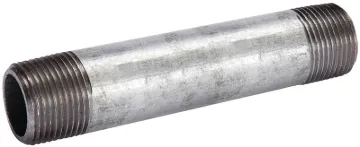 B & K 570-060BC Pipe Nipple, 3 in, Threaded, Galvanized Steel, SCH 40 Schedule, 6 in L