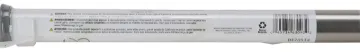 Simple Spaces SD-SR41-BN Shower Curtain Rod, 7-1/2 lb, 41 to 76 in L Adjustable, 1 in Dia Rod, Steel