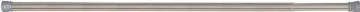 Simple Spaces SD-SR36-BN Shower Curtain Rod, 7-1/2 lb, 36 to 63 in L Adjustable, 1 in Dia Rod, Steel