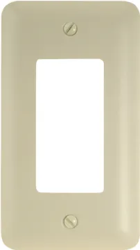 Amerelle 935RAL Wallplate, 5 in L, 2-13/16 in W, 1-Gang, Steel, Light Almond