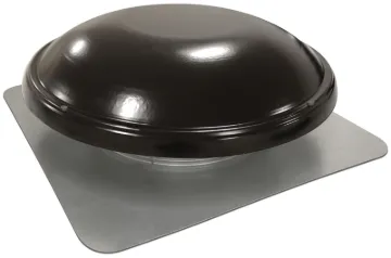 Master Flow ERV4BL Power Attic Vent with Thermostat, 480 sq-in Net Free Ventilating Area, 1000 cfm A