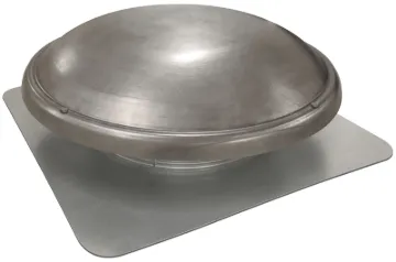 Master Flow ERV4 Power Attic Vent with Thermostat, 480 sq-in Net Free Ventilating Area, 1000 cfm Air