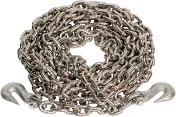 ANCRA 49958-38-20-SP Transport Chain Assembly with Clevis Hook, 3/8 in Trade, 20 ft L, 5400 lb Worki