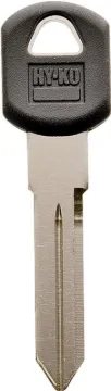 HY-KO 12005B92 Key Blank, Brass, Nickel