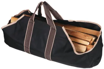 Simple Spaces CPB00010BK3L Wood Bag, 18 in W