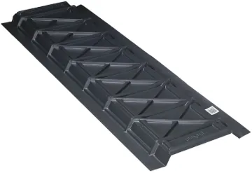 ProVent UPV14480 Roof Ventilator, 48 in OAL, 14 in OAW, 15 sq-in Net Free Ventilating Area, Plastic,