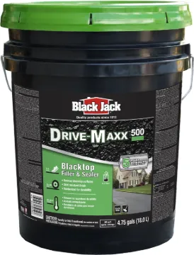 Black Jack Drive-Maxx 500 6452-9-30 Blacktop Filler and Sealer, Liquid, Black, 5 gal Pack