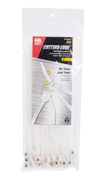 GB 46-308SC Cable Tie, 6/6 Nylon, Natural