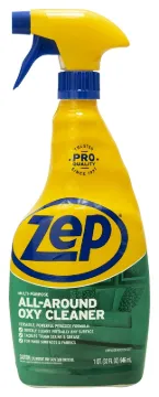 Zep ZUAOCD32 Oxy Cleaner/Degreaser, 1 qt Package, Spray Dispenser, Liquid, Pleasant