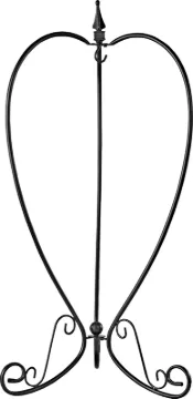 Landscapers Select JY-06 Hanging Planter, 37.3 in OAW, 9.3 in OAD, 22-1/2 in OAH, Steel, Black, Powd