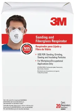 3M TEKK Protection 8200H20-DC Disposable Sanding and Fiberglass Respirator