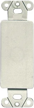Eaton Wiring Devices 2160W-BOX Wallplate Adapter, 1-Gang, Polycarbonate, White