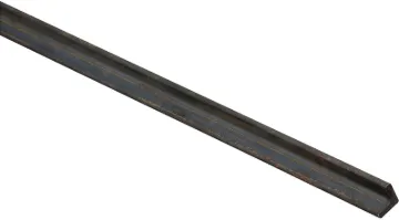 Stanley Hardware 4060BC Series 215392 Solid Angle, 1/2 in L Leg, 48 in L, 1/8 in Thick, Steel, Mill