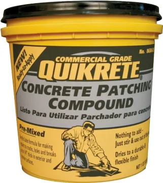 Quikrete 8650-35 Patching Compound, Gray/White, 1 qt Package, Pail