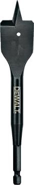 DeWALT DW1583 Drill Bit, 1-1/8 in Dia, 6 in OAL, Spade Bit, 1/4 in Dia Shank, Hex Shank
