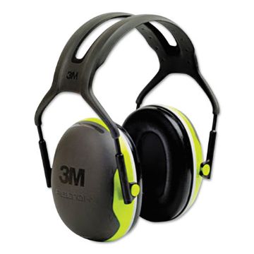 PELTOR X Series Earmuff, 27 dB NRR, Forestry Orange, Over-the-Head