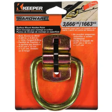KEEPER 04529 Anchor Point Wire Ring, Heavy-Duty, Steel