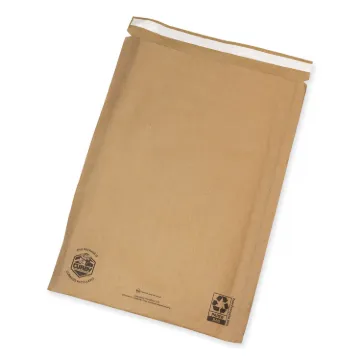 Curby Mailer Self-Sealing Recyclable Mailer, Paper Padding, Self-Adhesive, #6, 13.38 x 18.5, 30/Cart