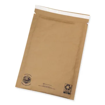Curby Mailer Self-Sealing Recyclable Mailer, Paper Padding, Self-Adhesive, #5, 11.38 x 15.5, 30/Cart