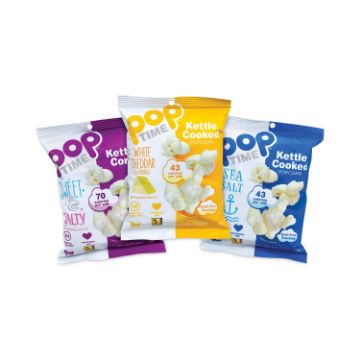 Kettle Cooked Popcorn Variety Pack, Assorted Flavors, 1 oz Bag, 24/Carton, Ships in 1-3 Business Day