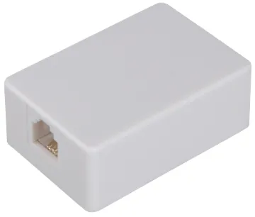 Zenith TM1001SMSMW Wall Jack, White
