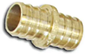SharkBite UC4016LFA Adapter, 3/4 x 3/4 in, Barb x Crimp, Brass, 160 psi Pressure
