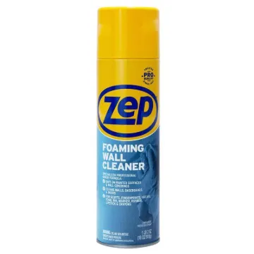 Zep ZUFWC18 Foaming Wall Cleaner, 18 oz Package, Can, Ammonia, Opaque Off-White