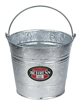 Behrens 1214 Pail, 14 qt Capacity, Steel