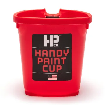 HANDy BER-1500-CT Handy Paint Cup, 1 pt Capacity, Plastic, Red