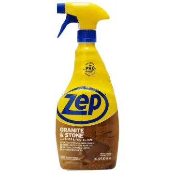 Zep ZUMARB32 Granite and Marble Cleaner, 32 oz Package, Can, Liquid, Pleasant, Clear