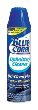Blue Coral Dri-Clean Plus DC22 Upholstery Cleaner, 22 oz Package, Aerosol Can, Liquid, Sweet
