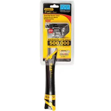 STANLEY FATMAX PHT250C Hammer Tacker, 168 Magazine, 27/64 in W Crown, 5/16 to 1/2 in L Leg, Steel St