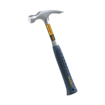 Ripping Claw Hammer, Steel Head, Straight Nylon/Steel Handle, 13 in, 16 oz Head
