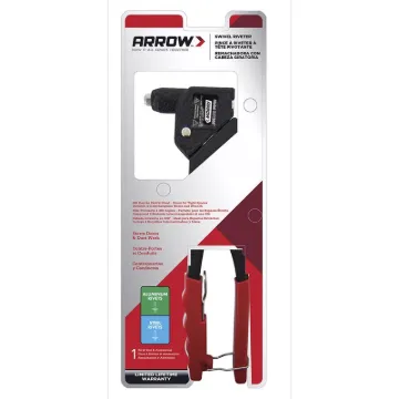 Arrow RHT300 Twister Rivet Tool, Spring-Loaded Handle, 1 in L, Steel