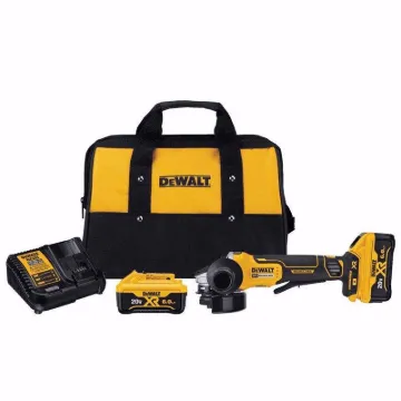 DeWALT DCG413R2 Angle Grinder Kit, Kit, 20 V Battery, 6 Ah, 5/8 in Spindle, 4-1/2 in Dia Wheel, 9000