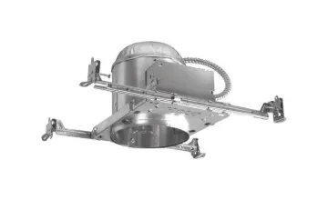 Halo H7ICT Recessed Housing, 5-1/2 in Ceiling Opening, Recessed Mounting, Aluminum