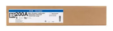 Cutler-Hammer BR816B200RF Loadcenter, 120/240 V, 200 A, 8-Space