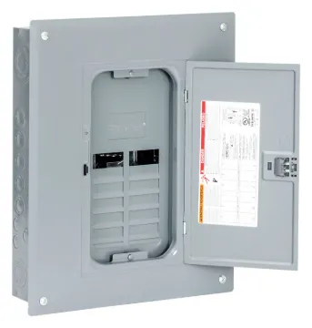 Square D Homeline HOM816L125PC Load Center, 125 A, 8-Space, 16-Circuit, Main Lug, NEMA 1 Enclosure,