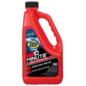 Zep ZHCR64NG6 Clog Remover, Liquid, Light Yellow, Slight Chlorine, 64 oz Package, Bottle