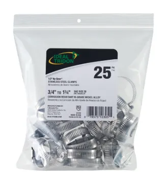 IDEAL-TRIDON Hy-Gear 67-6 Series 6720550 Worm Gear Hose Clamp, Stainless Steel