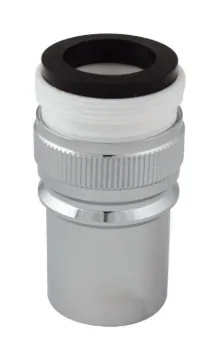 Plumb Pak PP800-11LF Faucet Aerator, 55/64-27 x 15/16-27, Male x Female Thread, Brass, Chrome