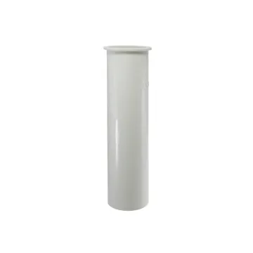 Plumb Pak PP10-8W Sink Tailpiece, 1-1/2 in, 8 in L, PVC, White