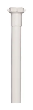 Plumb Pak PP42-8W Extension Tube, 1-1/4 in, 8 in L, Slip Joint, Plastic, White