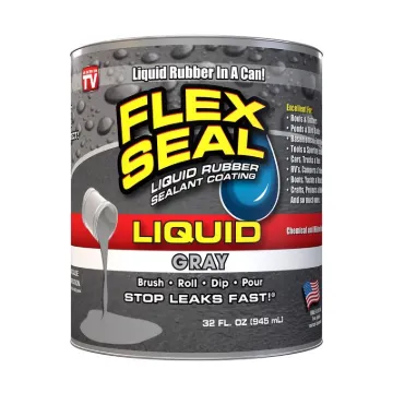 Flex Seal LFSGRYR32 Liquid Rubber Sealant, Gray