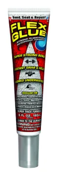 Flex Seal GFSTANR06 Flex Glue, White, 6 oz Package, Tube