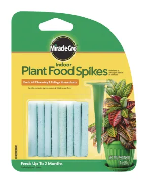 Miracle-Gro 1002522 Fertilizer Spike, Spike, 1.1 oz Package, Box