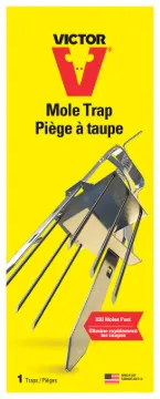 Victor 0645 Mole Trap, 5.47 in W, 14 in H